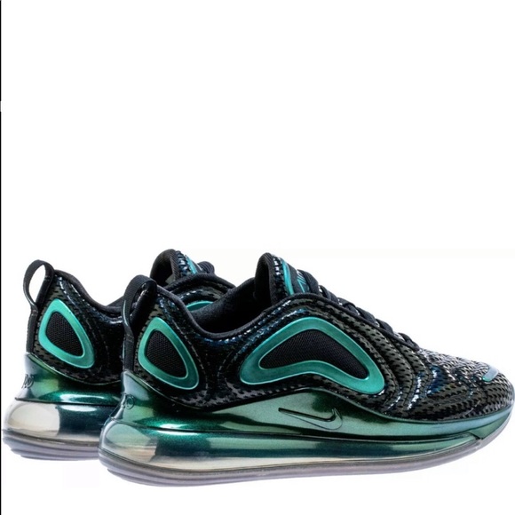 Nike air max women’s running shoes size 8 NWT black green - Picture 2 of 6